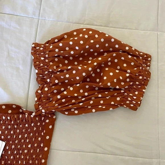 WeWoreWhat Coco polka dot crop top - Picture 12 of 14